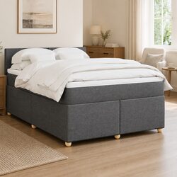 Double Box Spring Bed with Pocket Spring Mattress Details