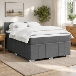 Double Box Spring Bed with Pocket Spring Mattress