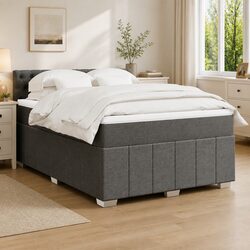 Queen Box Spring Bed with Integrated Pocket Spring Mattress