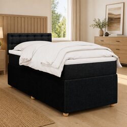 King Single Bed with Pocket Mattress and Slatted Frame