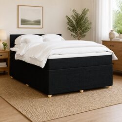 Double Bed with Pocket Spring Mattress and Slatted Base