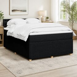 Sleek Double Box Spring Bed with a Modern Design Touch