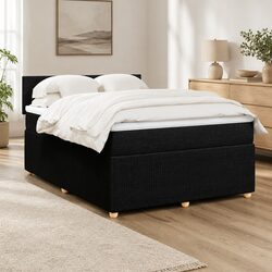 Queen Box Spring Bed System with Pocket Spring Mattress