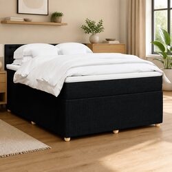 Queen Box Spring Bed with Pocket Spring Mattress Details