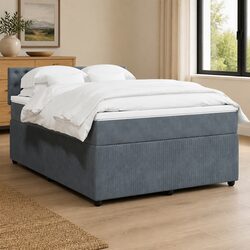 Double Box Spring Bed with Pocket Spring Mattress