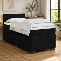 King Single Bed with Pocket Spring Mattress and Adjustable LED Lights