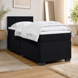 King Single Box Spring Bed with Pocket Spring Mattress and LED System