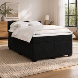 Queen Box Spring Bed with Pocket Spring Mattress