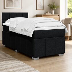 King Single Box Spring Bed: Pocket Mattress with LED Lighting