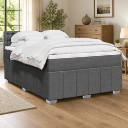 Queen Box Spring Bed with Pocket Spring Mattress
