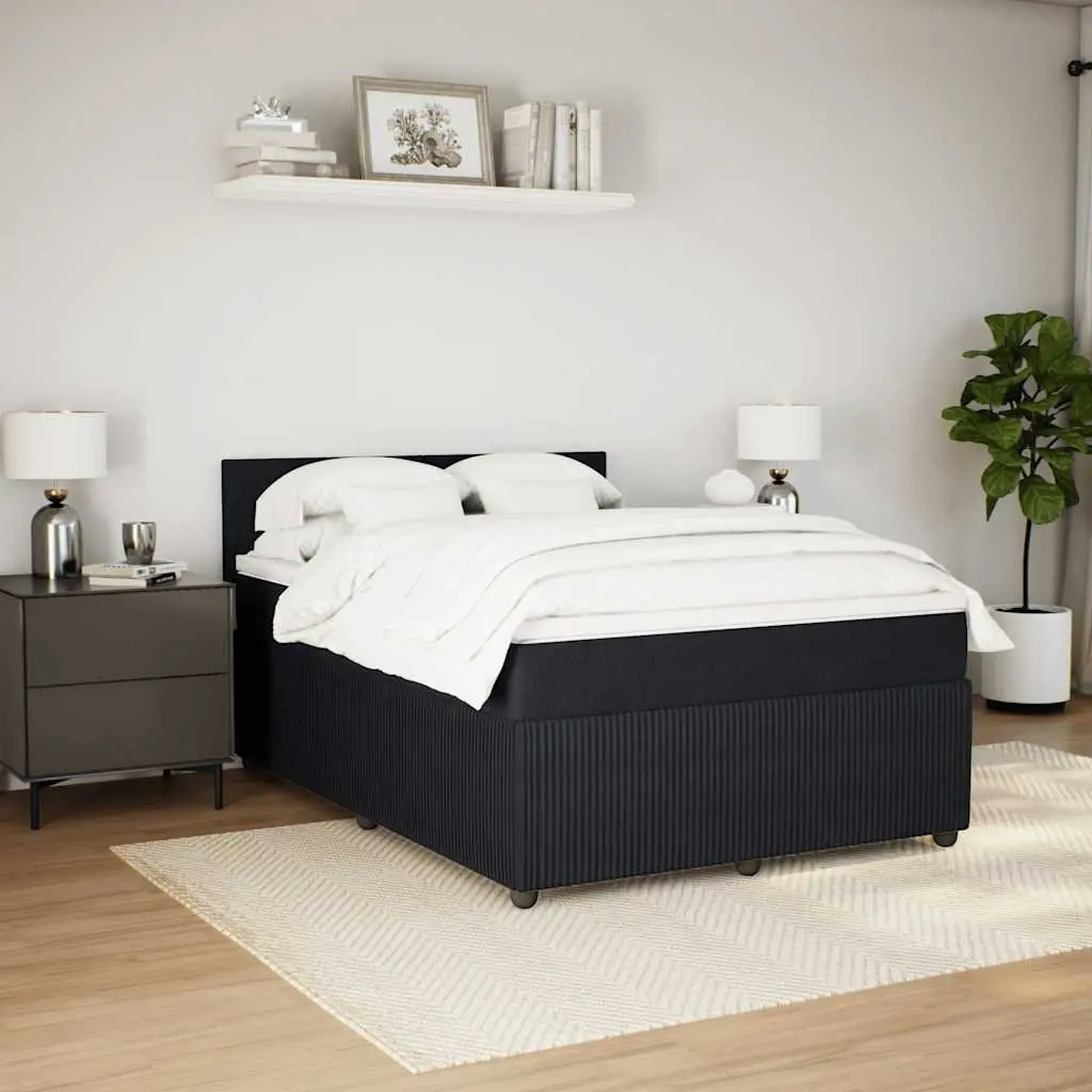 Box Spring Bed with Pocket Spring Mattress Grey Velvet