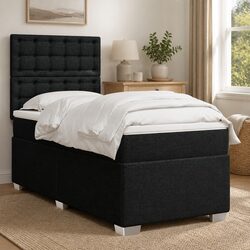 Box Spring Bed with Pocket Spring Mattress, King Single