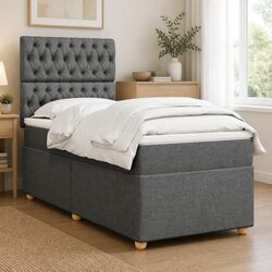 Adjustable King Single Box Spring Bed with Pocket Springs