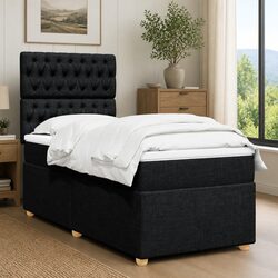 Box Spring Bed with Pocket Spring Mattress - King Single
