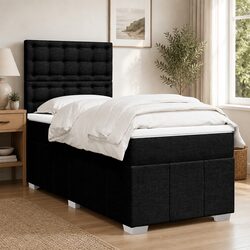 King Single Bed with Pocket Spring Mattress and Slatted Base