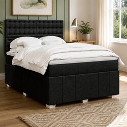 Double Box Spring Bed with Pocket Spring Mattress