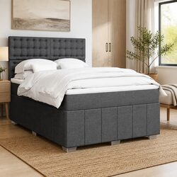 Adjustable Queen Box Spring Bed with Pocket Sprung Mattress
