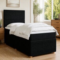 King Single Box Spring Bed with Pocket Spring Mattress