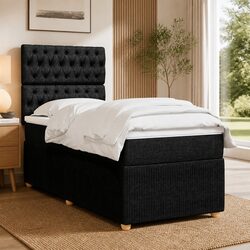 King Single Box Spring Bed with Pocket Spring Mattress