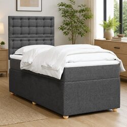 King Single Bed with Pocket Spring Mattress and Slatted Base