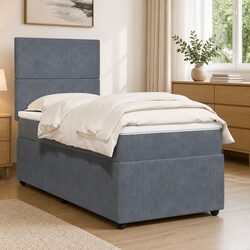 King Single Box Spring Bed with Pocket Spring Mattress