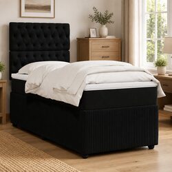 King Single Box Spring Bed with Pocket Spring Mattress
