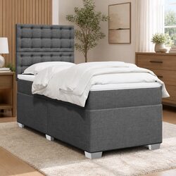 King Single Bed with Pocket Sprung Mattress and LED Headboard