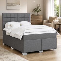 Double Box Spring Bed with Pocket Spring Mattress