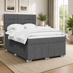 Adjustable Double Box Spring Bed with Pocket Spring Mattress
