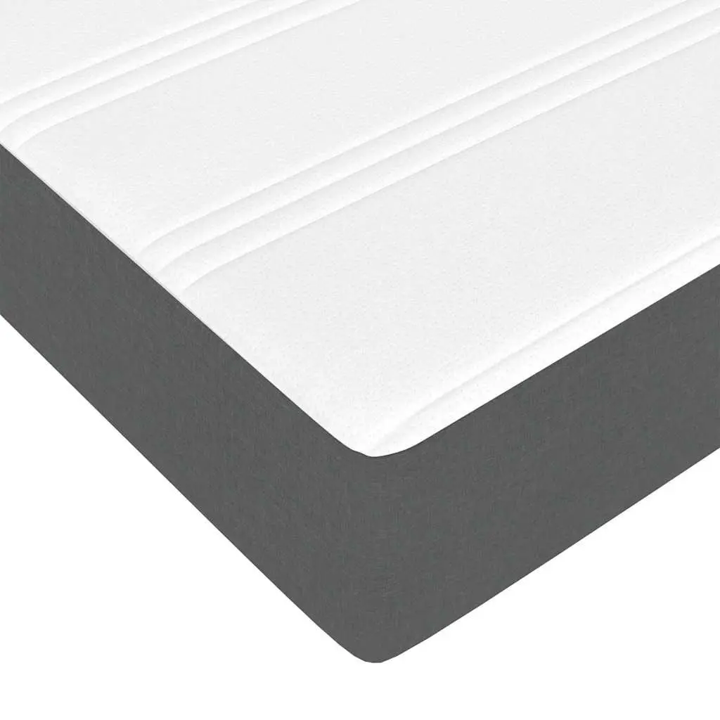 Ottoman Bed with Pocket Spring Mattress Storage Lift Base Queen Grey Fabric