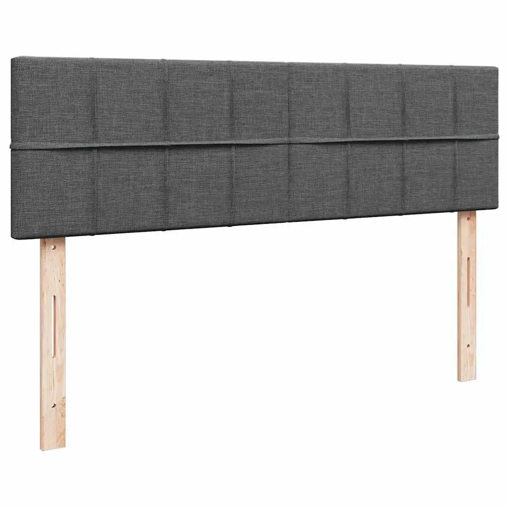 Ottoman Bed with Pocket Spring Mattress Storage Queen Size Grey Fabric