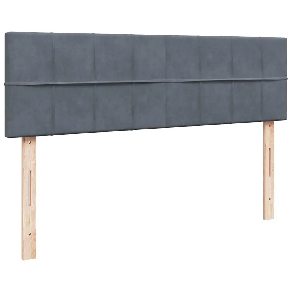 Double Ottoman Bed with Pocket Spring Mattress Hydraulic Lift Storage Adjustable LED Lights Grey Velvet