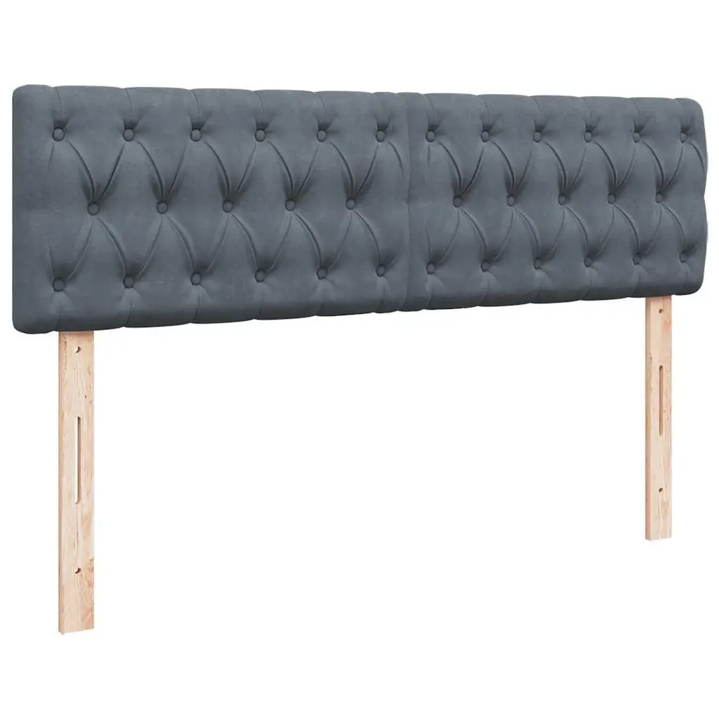 Queen Velvet Ottoman Bed with Pocket Spring Mattress Hydraulic Lift Storage Grey