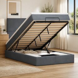 Ottoman Bed King Single with Pocket Spring Mattress Details