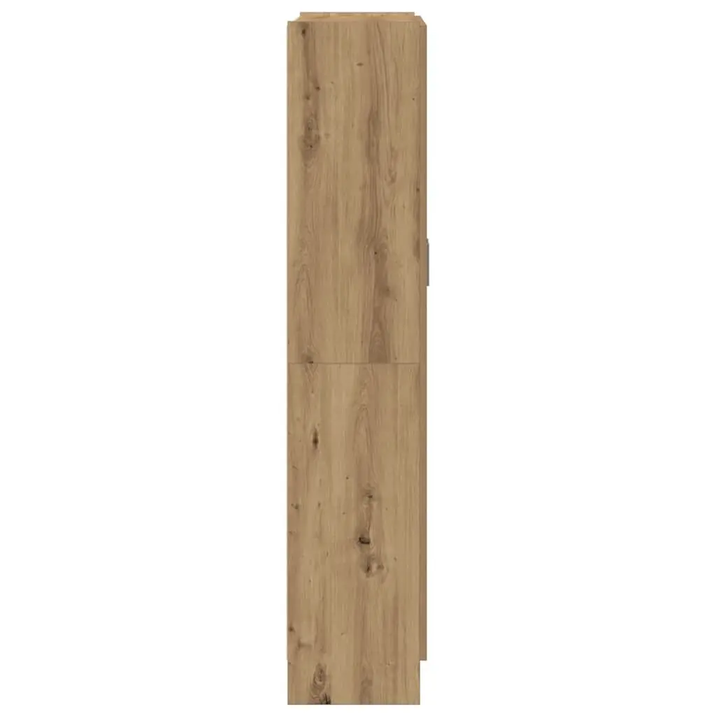Storage Cabinet Engineered Wood Highboard 150cm Brown Standing Shelf