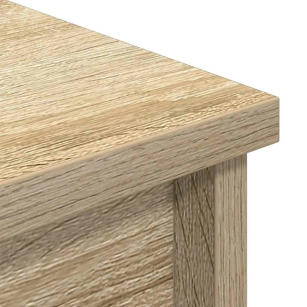Tall Brown Engineered Wood Highboard Storage Cabinet for Organizing Dining Essentials and Household Items