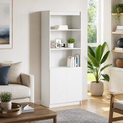 Engineered Wood Highboard Storage Cabinet 70x35x180 cm