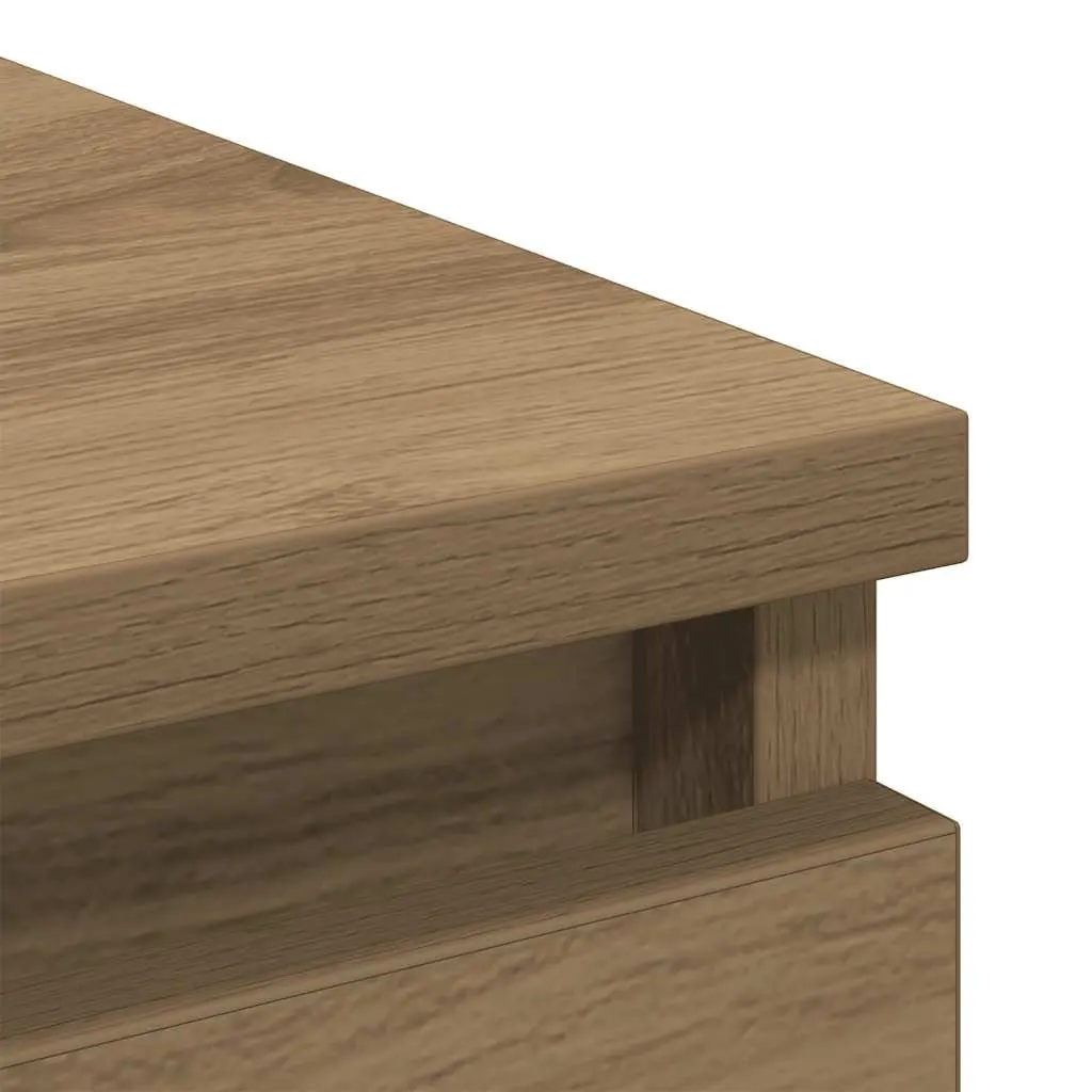 Sideboard Engineered Wood Storage Cabinet Ample Space 100x35x99cm Brown
