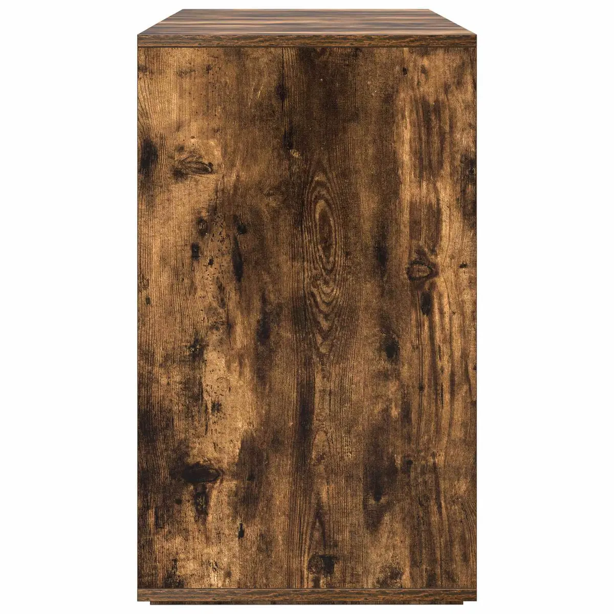 Modern Sideboard Storage Cabinet 135cm Brown Engineered Wood Hinge Doors