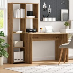 Modern Engineered Wood Desk for Study and Office Use