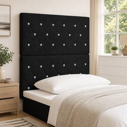 Modern LED Headboard with Adjustable Height and RGB Lights