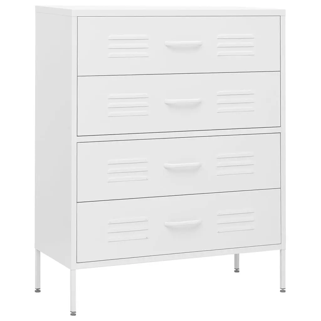 Chest of Drawers White Storage Cabinet Bedroom Furniture Organiser Drawers