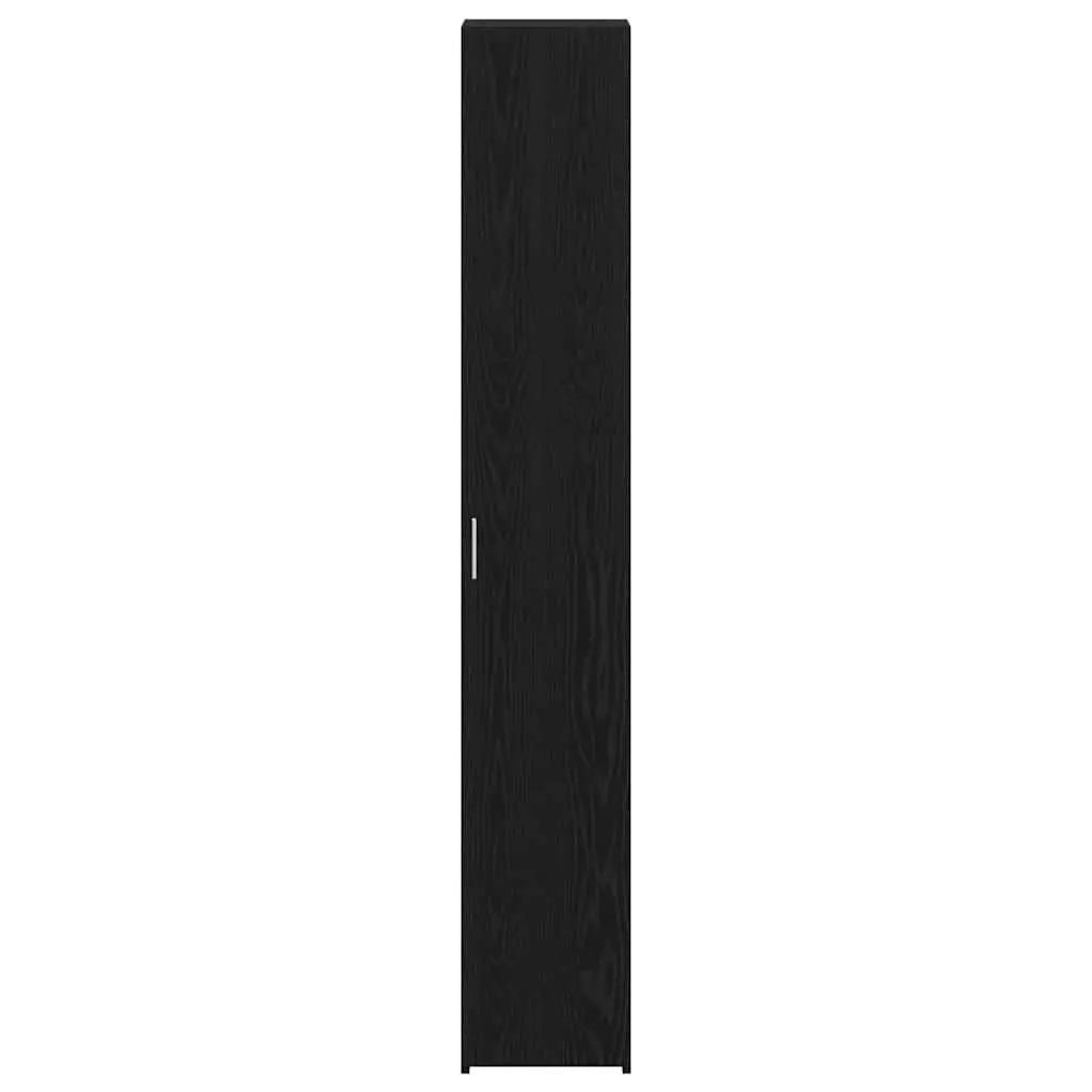 Highboard Black Oak Storage Cabinet Living Room Furniture Bedroom Organiser