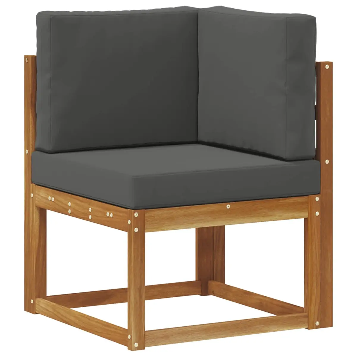 Outdoor Sofa Set Modular Comfort 6 Piece Brown Natural