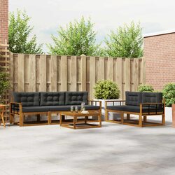 Modular 6-Piece Outdoor Sectional Sofa Set