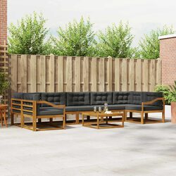 8-Piece Outdoor Sectional Sofa Set with Modular Design