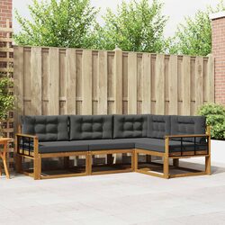 4-Piece Garden Patio Modular Sectional Sofa Set