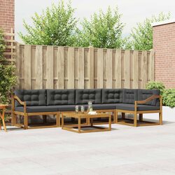Modular 6-Piece Outdoor Sectional Sofa Set