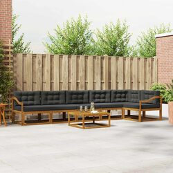 7-Piece Modular Sectional Sofa Set for Outdoor Use