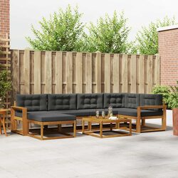 Modular 7-Piece Outdoor Sectional Sofa Set